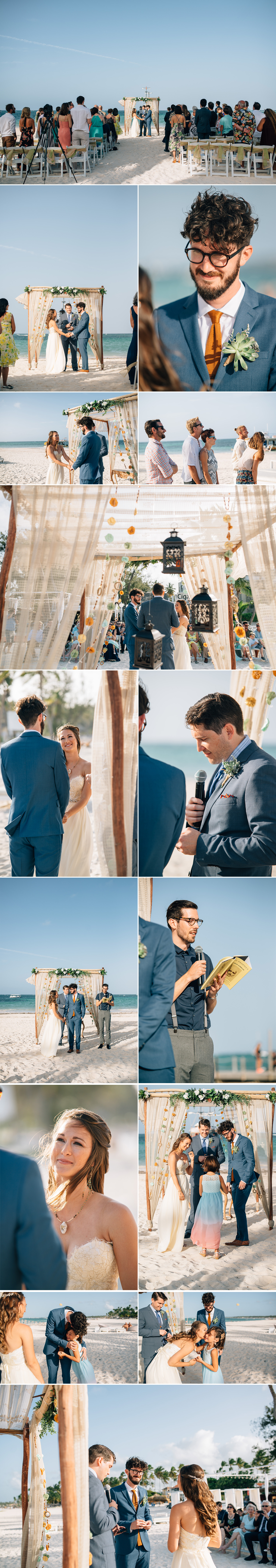 ceremony at huracan cafe punta cana